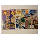 6 COMICO COMICS JUSTICE MACHINE #25-29 & #1 ANNUAL