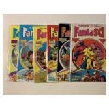 6 APPLE/WARP GRAPHICS COMICS FANTA SCI #1-5, 7