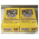 2 NFL FOOTBALL PRO SETS SERIES 2 1990