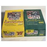 NOS 2 NFL PRO SETS 1990 SEE DESCRIPTION