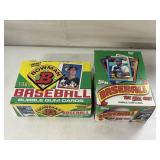 BASEBALL  BOWMAN WAX PACK 1989,TOPPS WAX PACK 1990