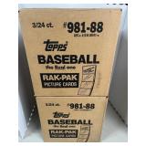 2 TOPPS BASEBALL BUBBLE GUM FACTORY  CASE #327-88