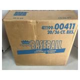 FLEER BASEBALL  TRADING CARDS FACTORY CASE 1990