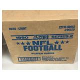 SCORE NFL FOOTBALL SERIES 2 FACTORY CASE  1990