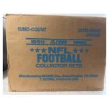 SCORE NFL FACTORY CASE 1990