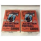 2 UNIVERSITY OF AUBURN TRADING CARD PACKS 1989