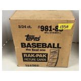 1988 TOPPS FACTORY CASE BASEBALL 981-88