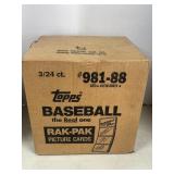 1988 TOPPS BASEBALL RAK PAK FACTORY CASE