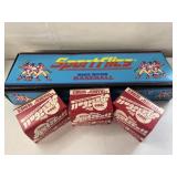 3 TOPPS BASEBALL PACKS ,SPORTFLIX BASEBALL 1988