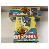 2 BOWMAN  BASEBALL WAX PACKS 1990
