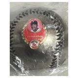 COMMEMORATIVE GOLD TONED RED SOX BASEBALL