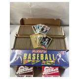 BASEBALL 4 TOPPS PACKS, 1 FLEER  BOX SEE DESC