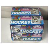 4 BOWMAN HOCKEY OFFICIAL COMPLETE SET 1991