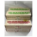 8 FLEER BASEBALL FACTORY SETS SEALED