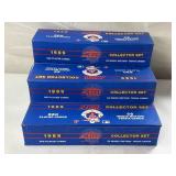 6 BOXES SCORE BASEBALL COLLECTOR SETS 1989