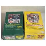 2 NFL FOOTBALL WAX PACKS 1990