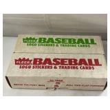 2 FLEER BASEBALL FACTORY SEALED SETS