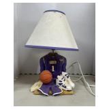 VINTAGE LOS ANGELES LAKERS BASKETBALL LAMP