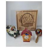 WOOD CUTTING BOARD + Dï¿½COR