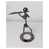 FLUTIST METAL FIGURINE