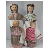 RUSSIAN FLAX HAIR DOLLS