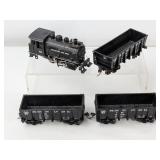HO STEAM LOCOMOTIVE + ORE CARS