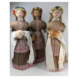 RUSSIAN FLAX HAIR DOLLS