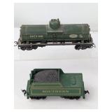 HO TANK CAR + COAL TENDER