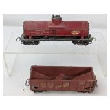 HO TANKER CAR + COAL HOPPER