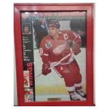 Steve Yzerman Memorabilia Display
