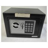 Black Steel Electronic Safe Box With Key