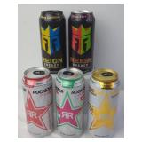 Rockstar and Reign Energy Drinks