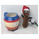South Park Stan Mug and Mr. Hankey Plush