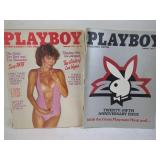 Playboy Magazines, January & February 1979