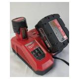 Milwaukee M12/M18 Rapid Charger with Battery