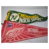 Minnesota North Stars and Detroit Red Wings Pennan