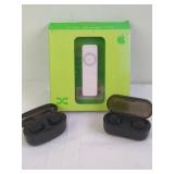 IPod Shuffle 1st Gen 512MB and Wireless Earbuds