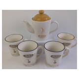 Tim Hortons Ceramic Teapot and Mug Set