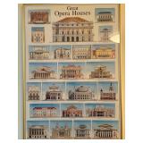 Great Opera Houses Poster by Andras Kaldor
