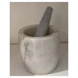 Marble Mortar and Pestle Set