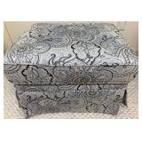 Paisley Upholstered Ottoman