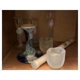 Candle Holders and Tapper