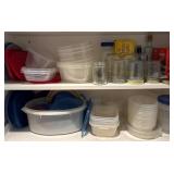 Plastic Ware and Glass Jars
