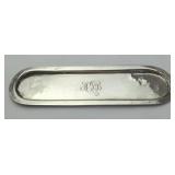 Sterling Silver Pen Tray with Monogram
