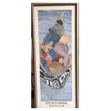 Potlatch Passage by Irene Klar Framed Print