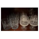 Crystal Glass Tumblers and Goblets