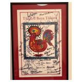 Red Barn Theatre Poster With Signatures