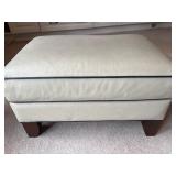 Smith Brothers Leather Ottoman