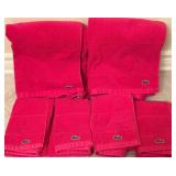 Lacoste Pink Towels