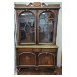 Wooden China Cabinet with Glass Doors